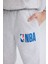 Erkek Çocuk NBA Wordmark Gri Beli Paçası Lastikli Cepli Jogger Eşofman Altı D4259A824WN 5