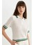 Regular Fit Polo Yaka Kısa Kollu Triko Tişört C6002AX24SM 1