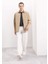 %100 Pamuk Regular Fit Düğmeli Basic Düz Gabardin Uzun Kollu Gömlek A5383AX24AU 2
