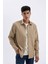 %100 Pamuk Regular Fit Düğmeli Basic Düz Gabardin Uzun Kollu Gömlek A5383AX24AU 4