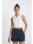 Fit Crop Polo Yaka Sporcu Atlet D4490AX24HS 4
