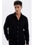 %100 Pamuk Modern Fit Polo Yaka Düz Uzun Kollu Gömlek D1629AX24AU 1