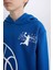 Erkek Çocuk Kapüşonlu Spor Baskılı Sweatshirt D4346A824WN 5