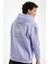 Rick and Morty Boxy Fit Kapüşonlu Sırt Baskılı Sweatshirt C6510AX24AU 1