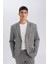 Modern Fit Astarlı Düğmeli Blazer Ceket C5990AX24AU 3