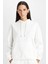 Relax Fit Kapüşonlu Kanguru Cepli Kalın Basic Düz Sweatshirt W1240AZ24WN 1