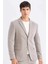 Slim Fit Dar Kesim Ceket Yaka Düğmeli Blazer Ceket D6074AX24AU 1