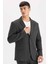 Slim Fit Dar Kesim Ceket Yaka Düğmeli Blazer Ceket D6074AX24AU 1