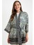 Relax Fit Desenli Kuşaklı Kimono D5443AX24AU 1