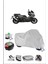 Honda Adv 350 Için Arka Çanta Ve Kilit Uyumlu Gri Motosiklet Branda, Güvenli 1