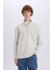 Marvel Boxy Fit Dik Yaka Fermuarlı Sırt Baskılı Sweatshirt D6771AX25SP 4