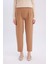Pantolon Straight Fit Lastikli Bel Piliseli Basic Düz D4405AX24WN 4