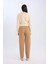 Pantolon Straight Fit Lastikli Bel Piliseli Basic Düz D4405AX24WN 5