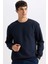 Regular Fit Bisiklet Yaka Jakarlı Sweatshirt D5392AX24AU 1