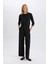 Regular Fit Bisiklet Yaka Basic Düz Casual Uzun Kollu Tişört A5028AX24WN 2