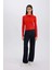 Slim Fit Dar Kesim Polo Yaka Fitilli Kaşkorse Uzun Kollu Tişört D8720AX24AU 2