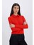 Slim Fit Dar Kesim Polo Yaka Fitilli Kaşkorse Uzun Kollu Tişört D8720AX24AU 3