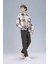 Regular Fit Polo Yaka Kareli Flanel Uzun Kollu Gömlek E2763AX24WN 2