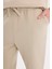Regular Fit Eşofman Altı İçi Polarlı Basic Düz Cepli Beli Bağcıklı Düz Paça D7836AX25SP 5