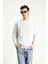 Bisiklet Yaka Regular Fit Nakışlı Pamuklu Sweatshirt 1