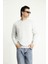 Bisiklet Yaka Regular Fit Nakışlı Pamuklu Sweatshirt 3