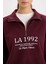 Regular Fit Yarım Fermuarlı Baskılı Sweatshirt E1849AX24WN 5