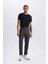 DeFactoFit Sporcu Jogger Eşofman Altı Slim Fit Dar Kesim Standart Paça Skuba Dalgıç Kumaş Beli Lastikli Düz Paça E3930AX24WN 1