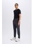DeFactoFit Sporcu Jogger Eşofman Altı Slim Fit Dar Kesim Standart Paça Skuba Dalgıç Kumaş Beli Lastikli Düz Paça E3930AX24WN 2