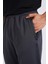 DeFactoFit Sporcu Jogger Eşofman Altı Slim Fit Dar Kesim Standart Paça Skuba Dalgıç Kumaş Beli Lastikli Düz Paça E3930AX24WN 5