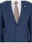 Erkek Koyu Mavi Slim Fit Yün Karışımlı Takım Elbise 50285902-VR032 6