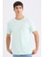 New Regular Fit Bisiklet Yaka Basic Düz Kısa Kollu Tişört E1091AXNS 1