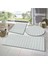 Balat Halı 3'lü Kaymaz Taban Bubble Peluş Banyo Paspası 50 x 50(YUVARLAK)-50 x 50 ve 50 x 70 1