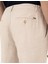 Erkek Bej Carrot Fit Keten Kanvas Pantolon 50285714-VR011 6