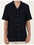 Erkek Lacivert Regular Fit Örme Gömlek 50286124-VR033 6