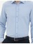 Erkek Koyu Mavi Slim Fit Uzun Kollu Gömlek 50285594-VR032 6