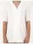 Erkek Beyaz Regular Fit Örme Gömlek 50286124-VR013 6