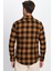 Erkek Slim Fit Dar Kesim Oduncu Düğmeli Yaka Kareli Kışlık Gömlek 5