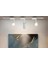 6 Adet Dekoratif LED Ray Spot + 2 Metre Ray Beyaz Kasa Beyaz Işık 1