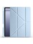 Samsung Galaxy Tab A8 X200 (10.5 Inc) Uyumlu Yatay ve Dikey Standlı Antişok Köşe Korumalı Kalemlikli Origami Slikon Kılıf 2