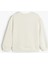 Taş Detaylı Fiyonk Baskılı Uzun Kollu Pamuklu Sweatshirt 2