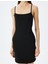 Ince Askılı Slim Fit Mini Kalem Elbise 5