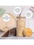 6 Adet 1800 ml Bambu Kapaklı Lüks Yuvarlak Bakliyat Seti 3