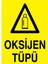 Oksıjen Tüpü Uyarı Tabelası - 20 x 30 Foreks - Tü4 1