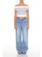 F21 Çizgili Crop Bluz 4
