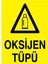 Oksıjen Tüpü Uyarı Tabelası - 70 x 100 Alüminyum Kompozit Panel - Tü4 1