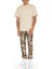 Jakarlı Çiçekli Slim-Fit Pantolon 2
