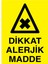 Dikkat Alerjık Madde Uyarı Tabelası - 70 x 100 Alüminyum Kompozit Panel - TM19 1