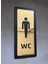 Wc Bay ve Bayan Set Yönlendirme Levhası Gold Diamond Serisi 3