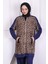 Lacivert Payetli Leopar Modal Tunik Pantolonlu 2