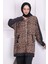 Füme Payetli Leopar Modal Tunik Pantolonlu 2